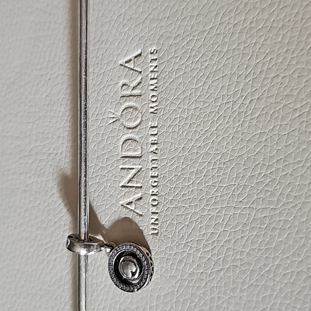 Pandora RETIRED signature dangle charm